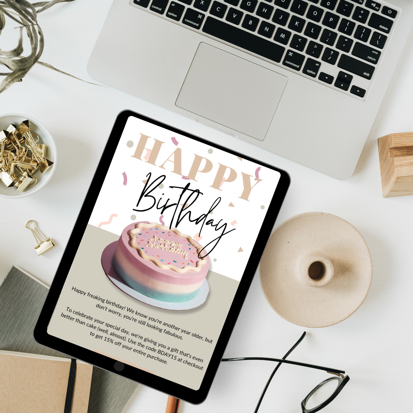 e-commerce birthday flow email templates