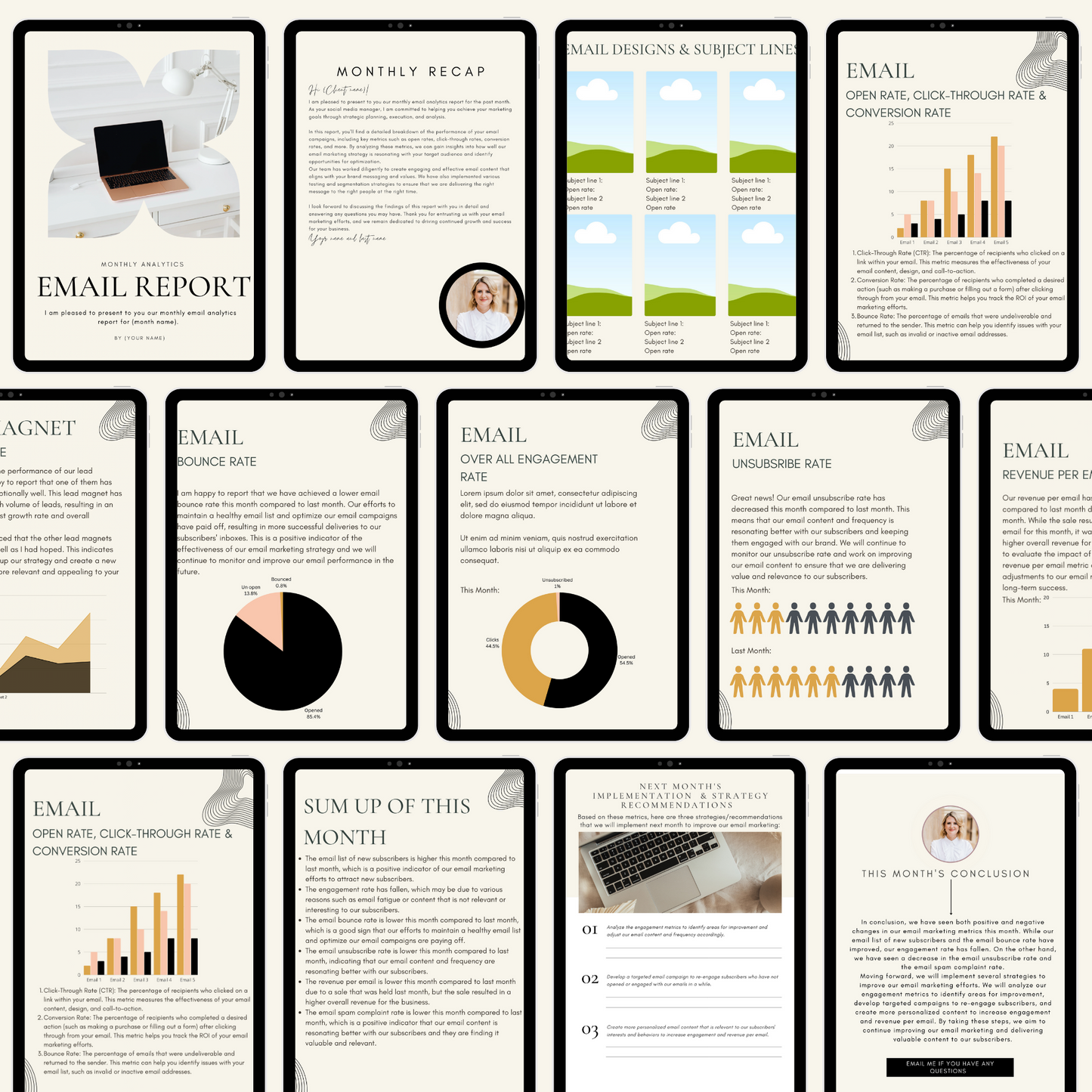 email marketing analytics report template